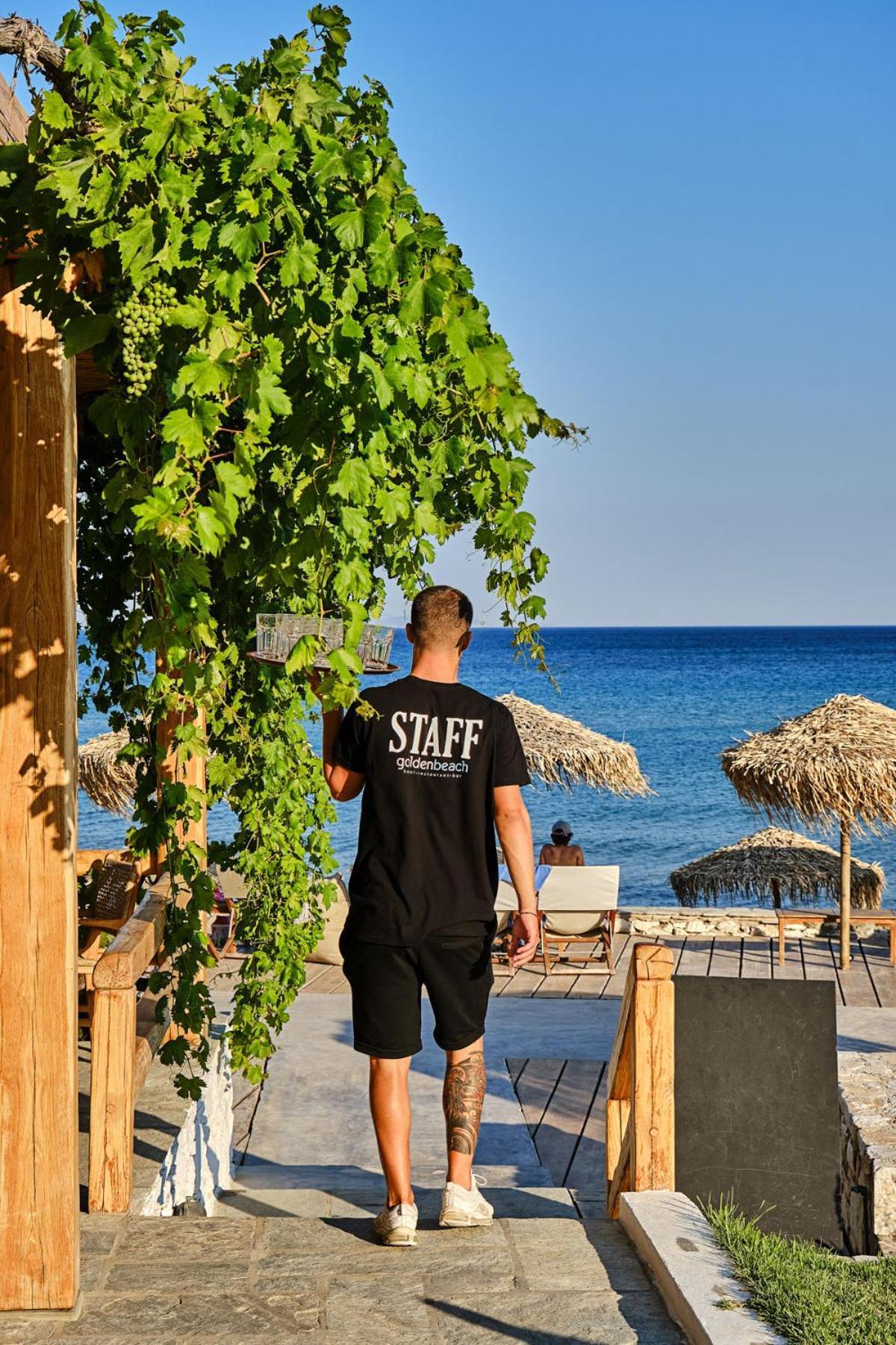 Golden Beach Hotel Chrisi Akti  Esterno foto